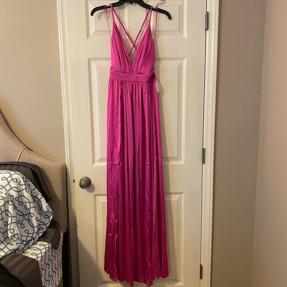 Magenta Full Length Dress